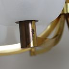 Vintage Hanglamp, Kroonluchter - Messing Jaren '70 thumbnail 8