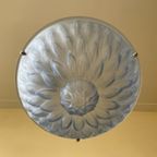 Art Deco 1930 Blauwe Lamp Schaallamp Model Artisjok Frans thumbnail 2