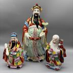 Set Chinese Goden Fu Lu Shou thumbnail 10