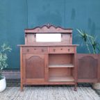 Art Deco Kastje Eiken Dressoir Commode Wastafelkastje thumbnail 21