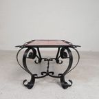 Vintage Tegeltafel, Salontafel Met 8 Tegels, Jaren 60 thumbnail 19