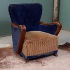 Uniek Frans Antiek Art-Deco Kinderfauteuiltje thumbnail 11
