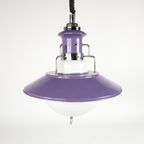 Brevettato - Space Age - Hanglamp - Opaalglas - Metaal - Italie - 70'S thumbnail 2