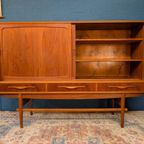 Vintage Highboard, Holger Christensen, Deens Design 1960s thumbnail 8