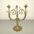 Antieke Bronzen Kandelaar thumbnail 2