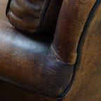 Set Van 2 Schapenleren Armchairs In Engelse Stijl Met Een Unieke Vormgeving En Mooie Kleuren thumbnail 19