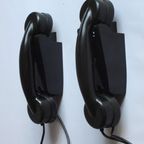 Streamline Design Bakelite Intercom Telephones By Aiea Antwerp, Belgium 1940S, Set Of 2. thumbnail 7