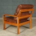 Vintage Leren Fauteuil – L. Olsen & Søn – Møbelfabrik K/s – Jaren 60 thumbnail 5