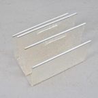 Vintage Lectuurbak Plexiglas Chroom Acrylic ‘60 Regency Rare thumbnail 7