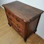 Vintage Queen Ann Ladekastje, Commode Dressoir Ladekast Badkamermeubel 117 thumbnail 9