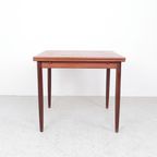 Klein Uitschuifbare Teak Eettafel, 1960S thumbnail 7