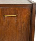 Vintage Secretaire Wandkast Werkplek Jaren 60 Teak Fineer thumbnail 25