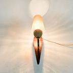 Philips - Vintage - Muurlamp - Wandlamp - Messing - Teak - 60'S thumbnail 3