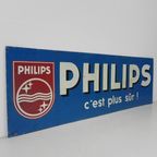 Philips Reclamebord 1 X 3 M, Jaren 60 thumbnail 2