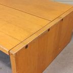 Vintage Houten Kubieke Salontafel Bijzettafel thumbnail 10