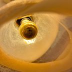 Italian Murano Glass Swirly Donut Hanging Light thumbnail 15