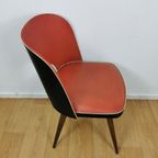 Vintage, Mid Century Cocktail Stoeltje, Rockabilly Fauteuil thumbnail 7