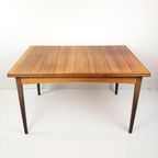 Vintage Palissander Houten Eettafel | Uitschuifbaar thumbnail 5