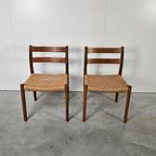 Vintage Deense Stoelen, Niels Møller Model 84 thumbnail 3