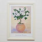 Beige Lijst Poster Bloesem Plant thumbnail 3