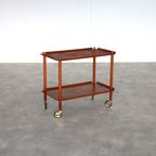 Vintage Sidetable | Bijzettafel | Trolley | Hundevad thumbnail 4