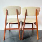 Vintage Stoelen Simpla-lux - Set Van 2- Nederlands Ontwerp - Hout, Kunstleer - Jaren 60/70 thumbnail 8