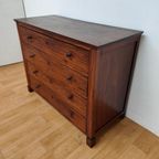 Vintage Antiek Landelijk Frans Dressoir Commode Ladekast 809 thumbnail 7