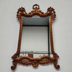 Vintage Goudkleurige Regency Rococo Barok Spiegel Schouwspiegel 704 thumbnail 2