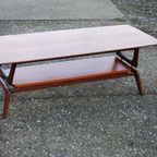 Vintage Teak Salontafel Ontwerp Louis Van Teeffelen Voor Web thumbnail 3