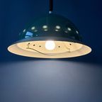 Grote Groene Dijkstra Space Age 'Dome' Schotel Hanglamp thumbnail 10