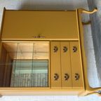 Vintage Antiek Vitrinekast,high-board,dressoir Restyled thumbnail 17