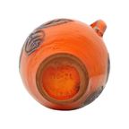Vintage Oranje En Blauwe Geglazuurde West Germany Vaas Carstens 116-2L thumbnail 9
