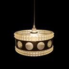 Vintage Retro Hanglamp Kunststof/goud Massive Jaren '60 thumbnail 2