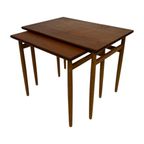 Vintage Bijzettafeltjes Nesting Tables Jaren 60 Teak Design thumbnail 3