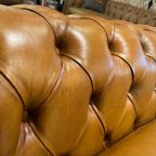 Chesterfield Bank 3,5 Zits Cognac Leer  Nieuw thumbnail 2