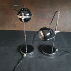 Vintage - Eye Ball - Bureaulamp - Bollamp - Verstelbaar - 2X thumbnail 6