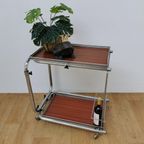 Vintage Barcart Drankenkar Bedtafel Butlerwagen Serveerwagen 1 thumbnail 9