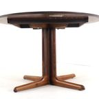dyrlund Palissander Ronde 2x Verlengbare Tafel Eettafel Deens Vintage thumbnail 5