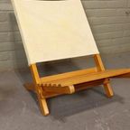 Set Van 2 Hout En Canvas Strandstoelen thumbnail 5