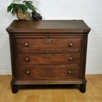 Antieke Franse Secretaire, Wandkast, Ladekast Bureau | Commode thumbnail 2