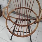 Vintage Rotan Kinderstoel Rohe Noordwolde thumbnail 3