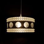 Vintage Retro Hanglamp Kunststof/goud Massive Jaren '60 thumbnail 5