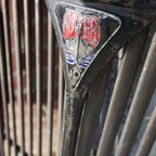 Antieke Radiator Grille Van Oldtimer Rover thumbnail 13