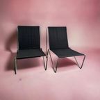 Set Van 2 Vintage Lounge Stoelen / Fauteuils Verner Panton thumbnail 3