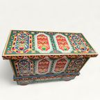 Folk Art Wedding Chest, Hand Painted, Central/Eastern Europe thumbnail 5