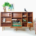 Vintage Grote Buffetkast | Highboard Teak Danish thumbnail 3
