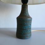 Vintage Keramiek Tafellamp Lamp Turquoise Zwart thumbnail 3