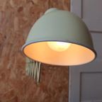 Originele Vintage Metalen Schaarlamp, In Matte Pastel Kleur thumbnail 3