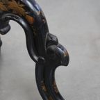 Zeer Aantrekkelijke Antieke Engelse Victoriaanse Japanse Stijl Plantentafel/ Bijzettafel thumbnail 8