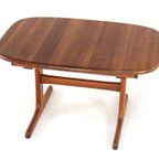 dyrlund Ovalen 1x Verlengbare Teak Eettafel Deens Vintage Massief Teak thumbnail 16